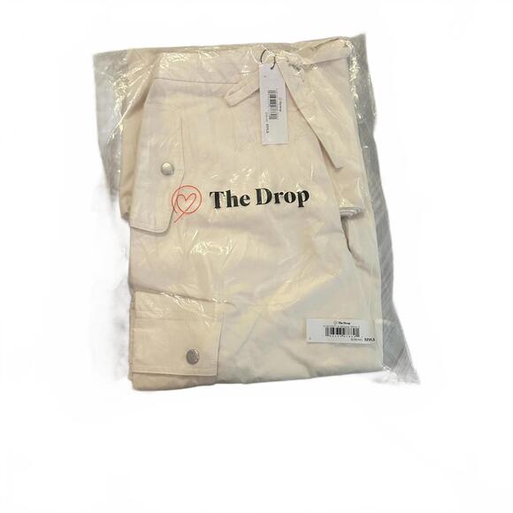 NWT The Drop Whisper White Drawstring Cargo Pant by @lifeoftanyamarie‎ SZ S - Picture 7 of 7